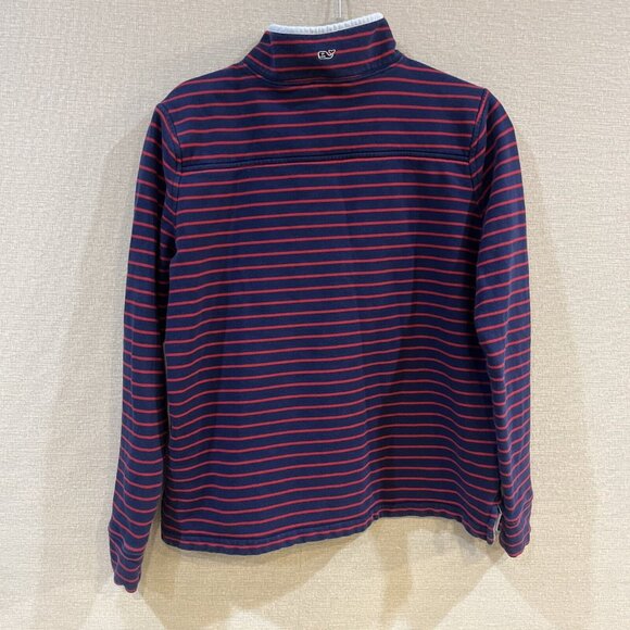 Vineyard Vines 1/4 Botton Pullover Men's  Large Striped Long Sleeve Sweater - Picture 12 of 16